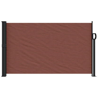 vidaXL Auvent latéral rétractable marron 120x600 cm