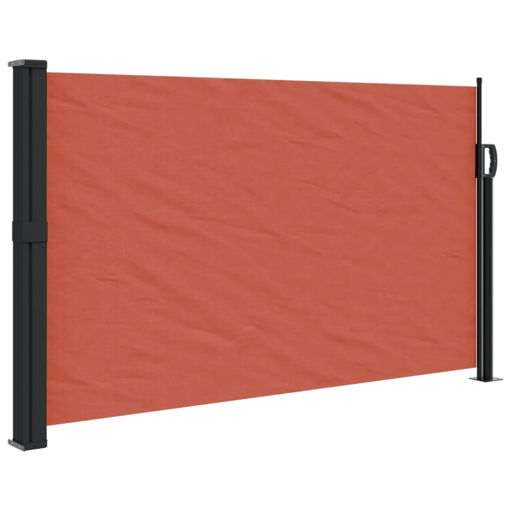 vidaXL Auvent latéral rétractable terre cuite 120x600 cm