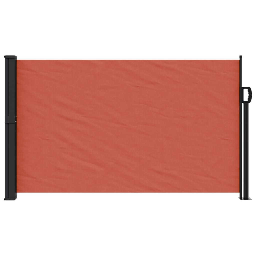 vidaXL Auvent latéral rétractable terre cuite 120x600 cm