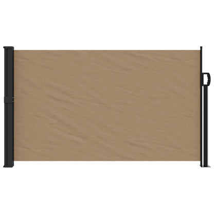 vidaXL Auvent latéral rétractable taupe 120x600 cm