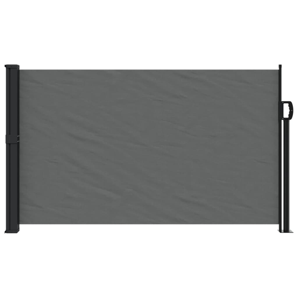 vidaXL Auvent latéral rétractable anthracite 120x600 cm