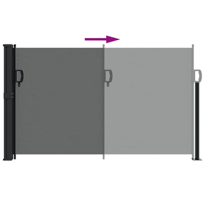 vidaXL Auvent latéral rétractable anthracite 120x600 cm