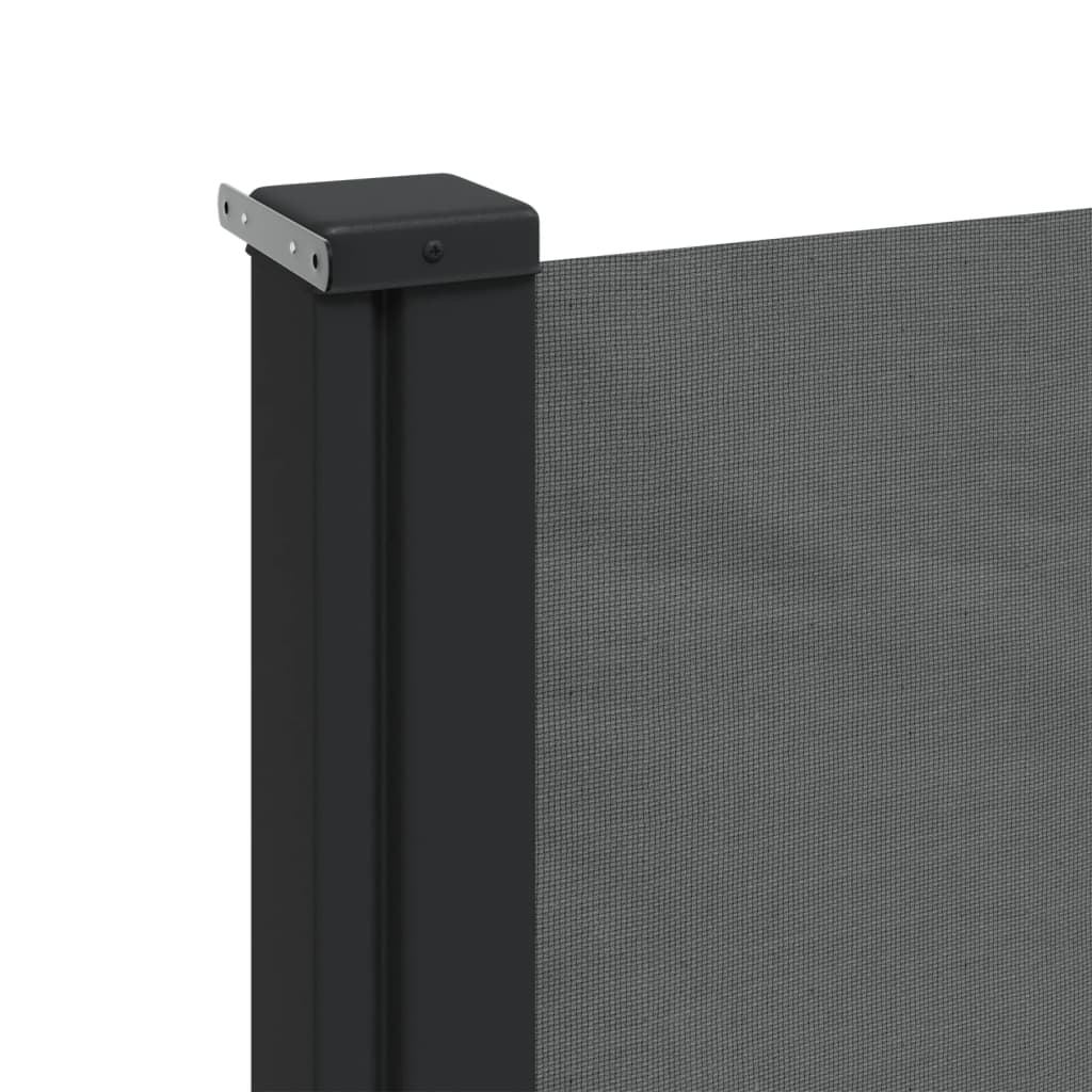 vidaXL Auvent latéral rétractable anthracite 120x600 cm