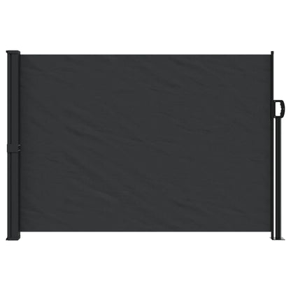 vidaXL Auvent latéral rétractable noir 140x600 cm