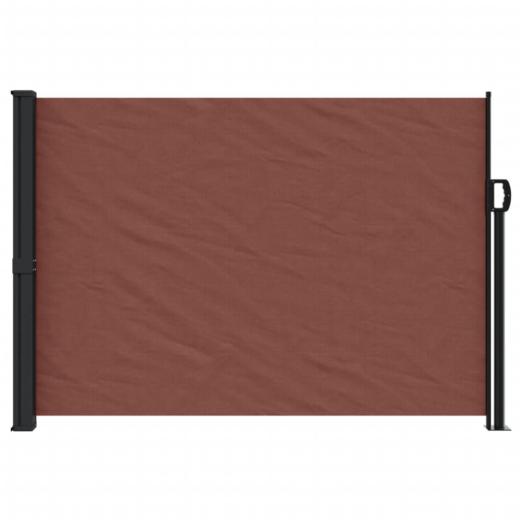 vidaXL Auvent latéral rétractable marron 140x600 cm