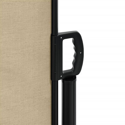 vidaXL Auvent latéral rétractable beige 140x600 cm