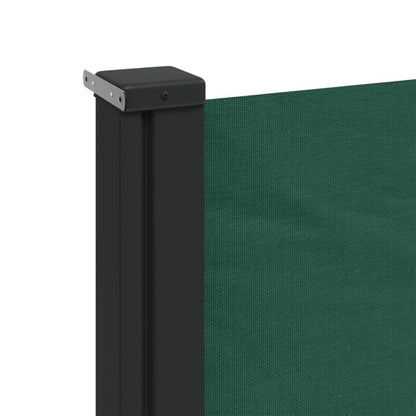vidaXL Auvent latéral rétractable vert foncé 140x600 cm