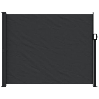 vidaXL Auvent latéral rétractable noir 160x600 cm
