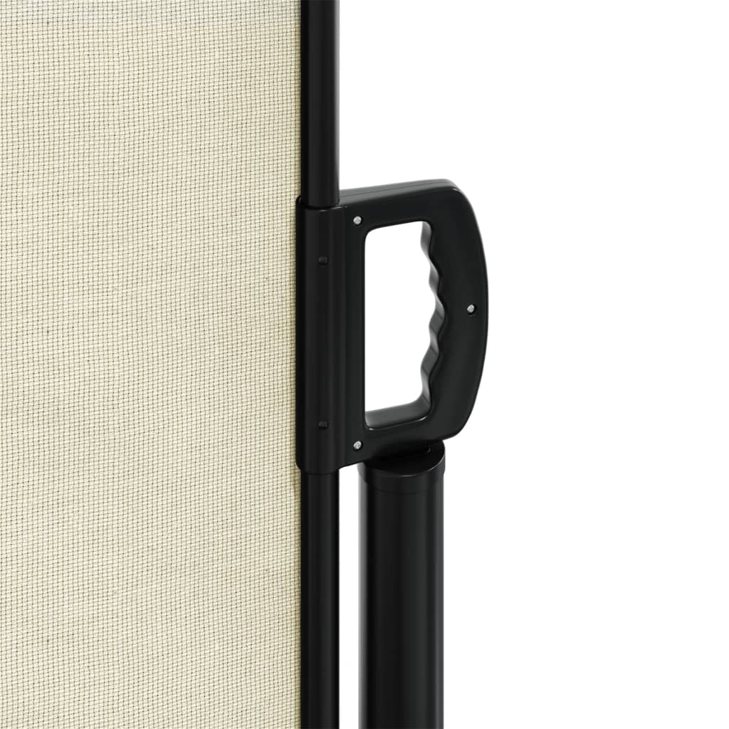 vidaXL Auvent latéral rétractable crème 160x600 cm
