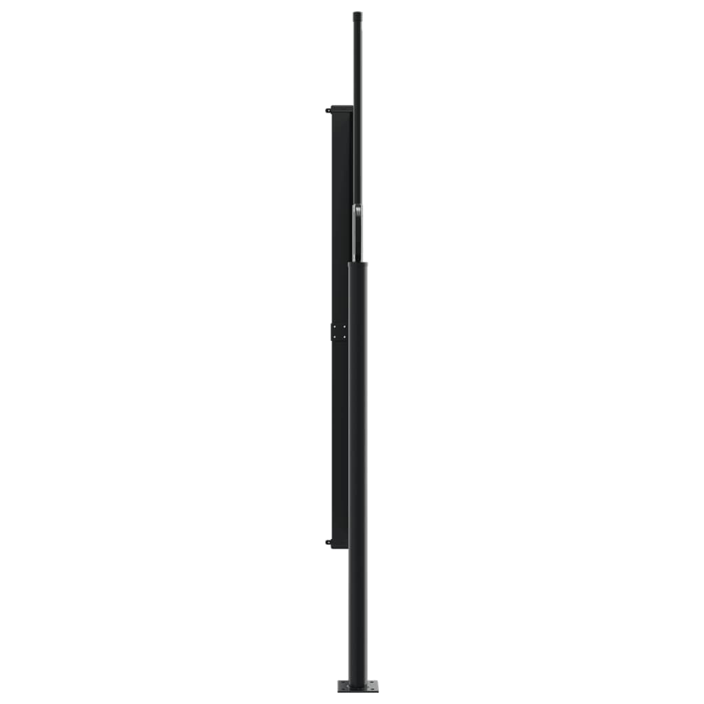 vidaXL Auvent latéral rétractable bleu 160x600 cm