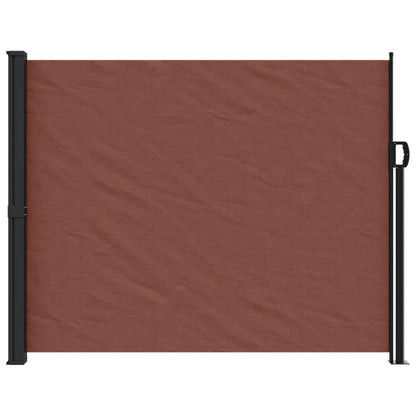 vidaXL Auvent latéral rétractable marron 160x600 cm