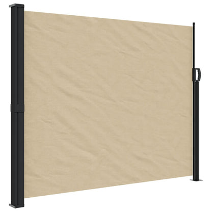 vidaXL Auvent latéral rétractable beige 160x600 cm