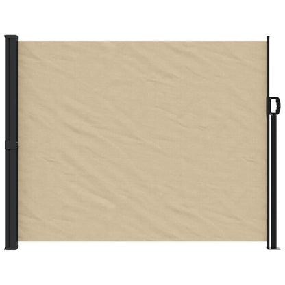 vidaXL Auvent latéral rétractable beige 160x600 cm