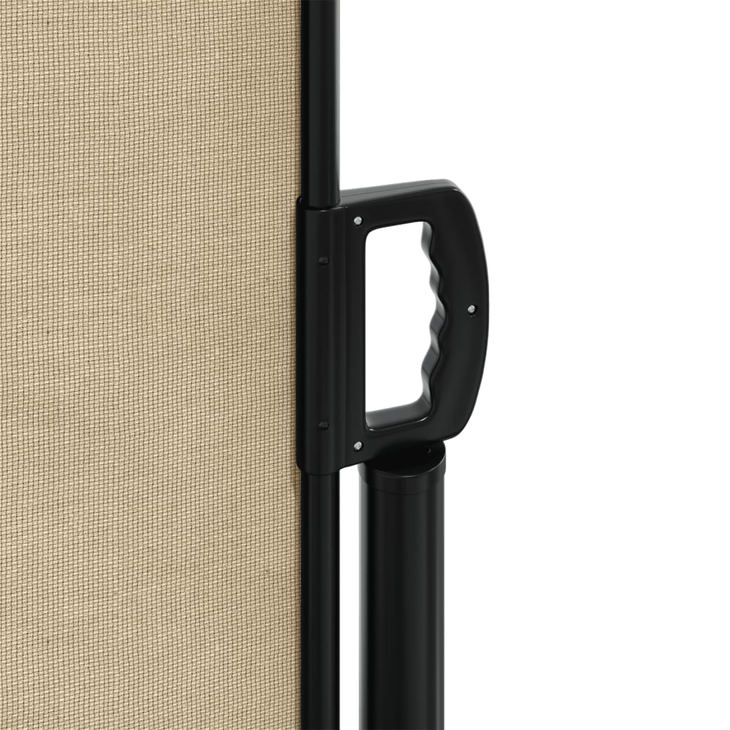 vidaXL Auvent latéral rétractable beige 160x600 cm