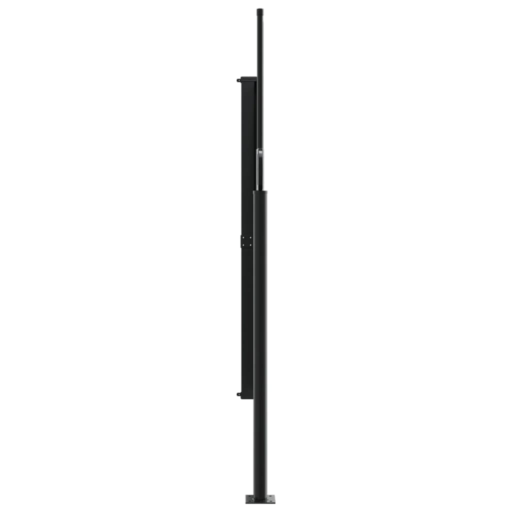 vidaXL Auvent latéral rétractable blanc 160x600 cm
