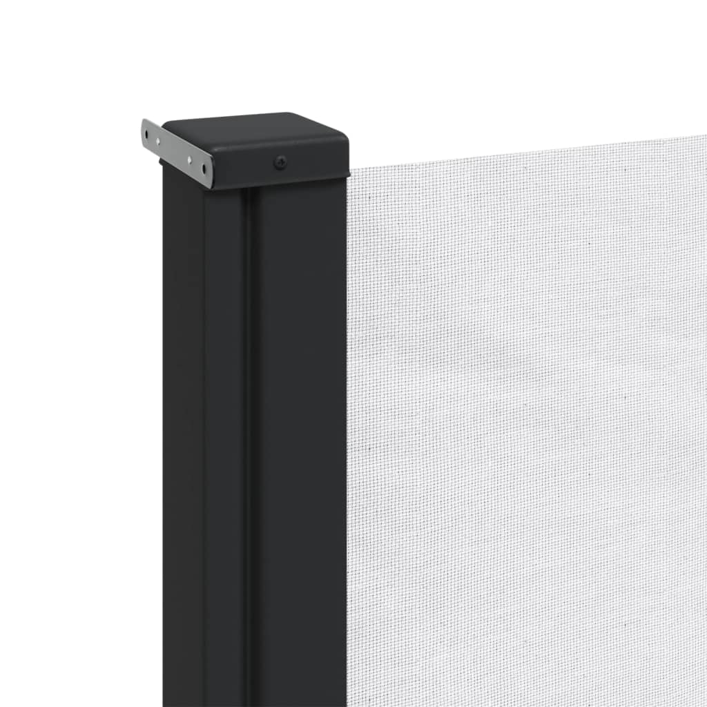 vidaXL Auvent latéral rétractable blanc 160x600 cm