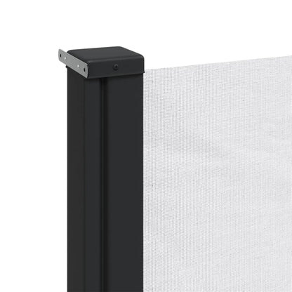 vidaXL Auvent latéral rétractable blanc 160x600 cm