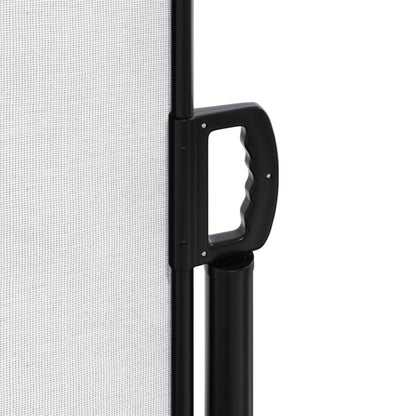 vidaXL Auvent latéral rétractable blanc 160x600 cm