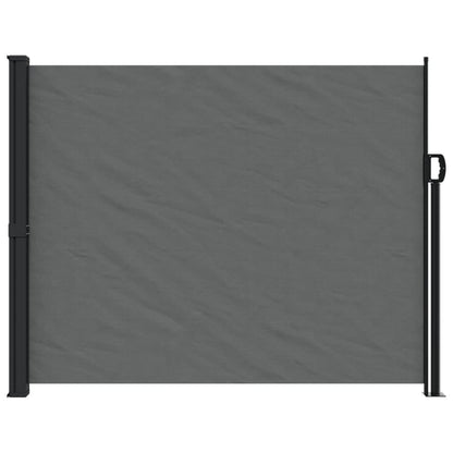 vidaXL Auvent latéral rétractable anthracite 160x600 cm