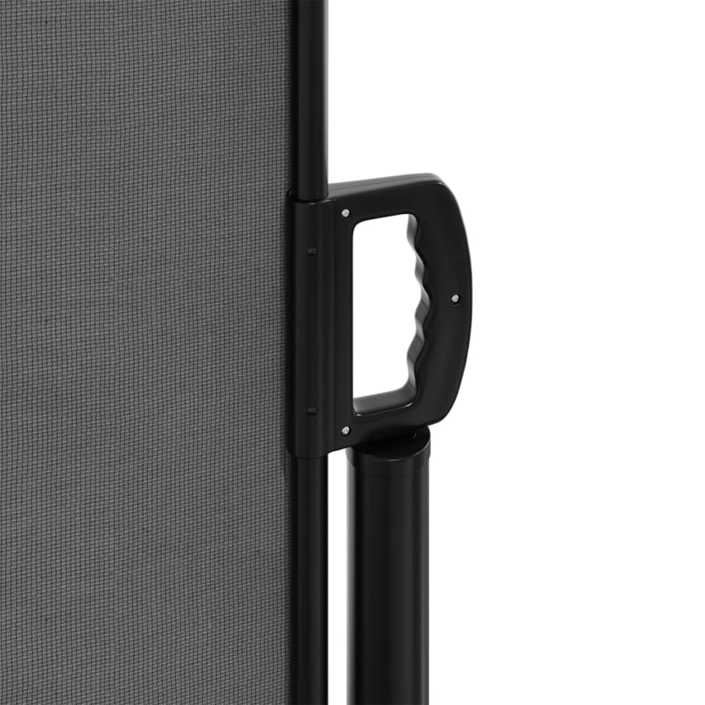 vidaXL Auvent latéral rétractable anthracite 160x600 cm