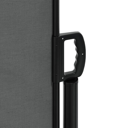 vidaXL Auvent latéral rétractable anthracite 160x600 cm