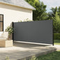 vidaXL Auvent latéral rétractable anthracite 160x600 cm