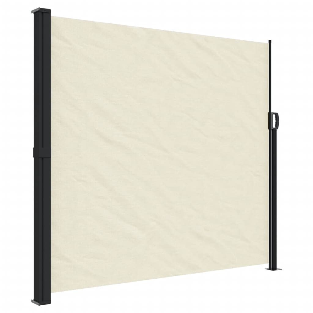 vidaXL Auvent latéral rétractable crème 180x600 cm