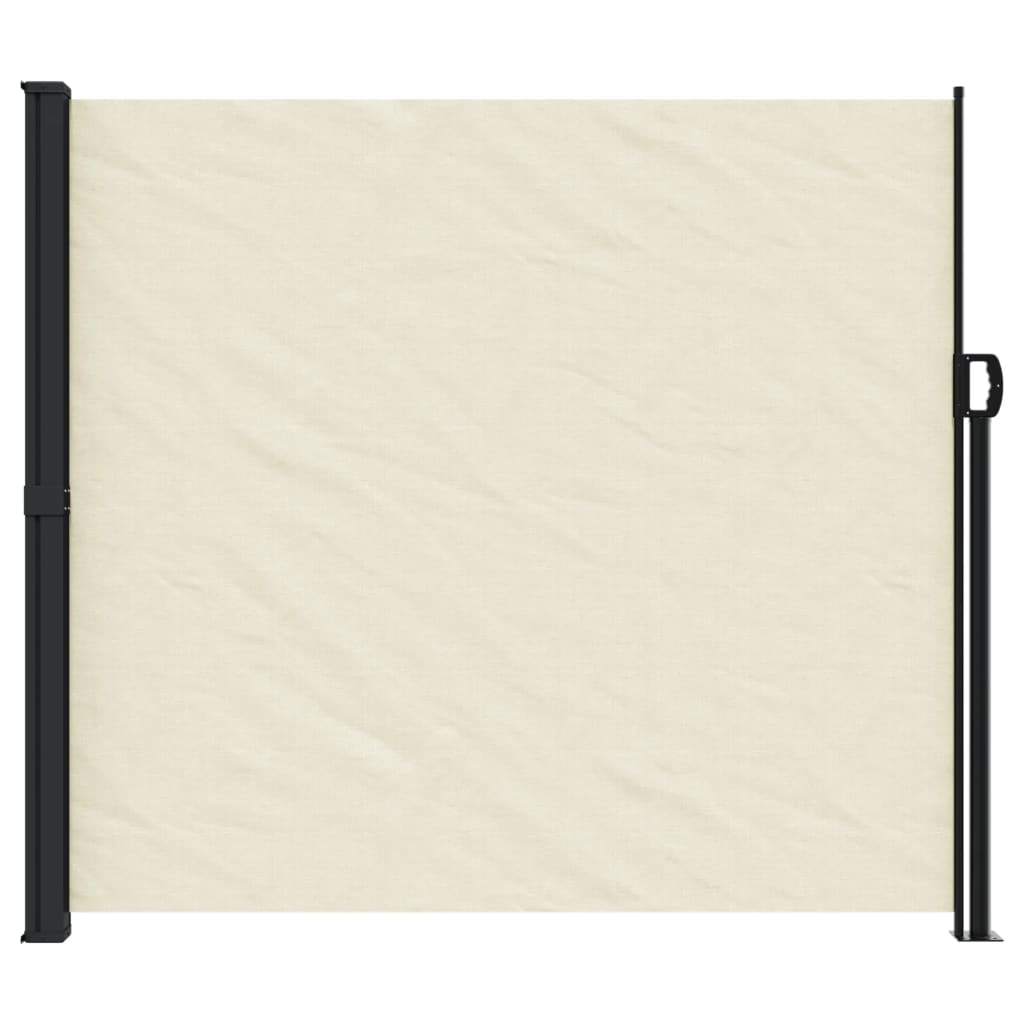 vidaXL Auvent latéral rétractable crème 180x600 cm