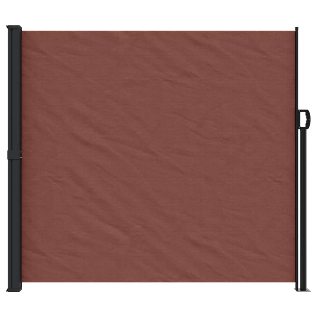 vidaXL Auvent latéral rétractable marron 180x600 cm
