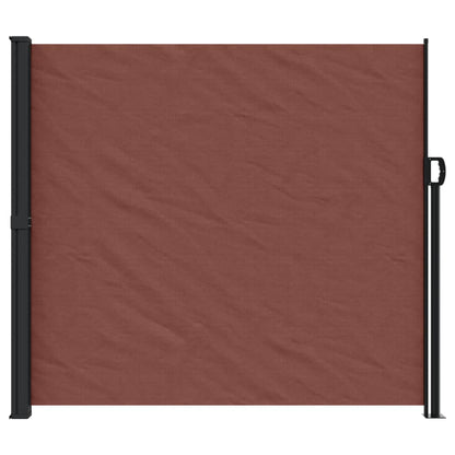 vidaXL Auvent latéral rétractable marron 180x600 cm