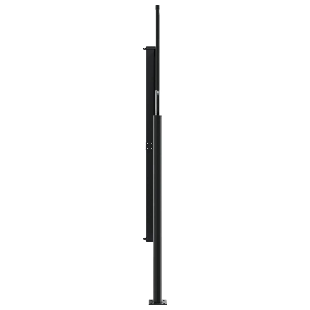 vidaXL Auvent latéral rétractable marron 180x600 cm