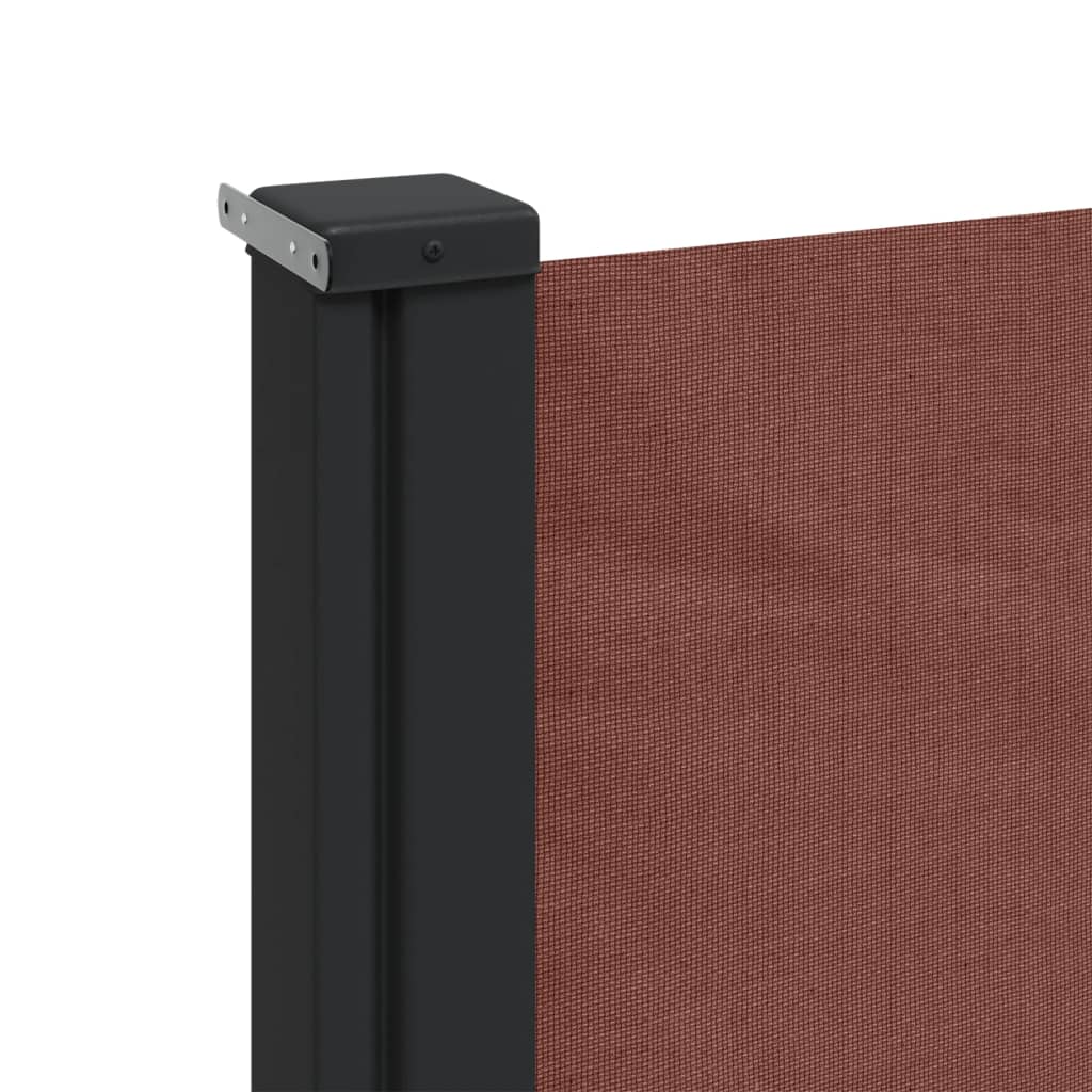 vidaXL Auvent latéral rétractable marron 180x600 cm
