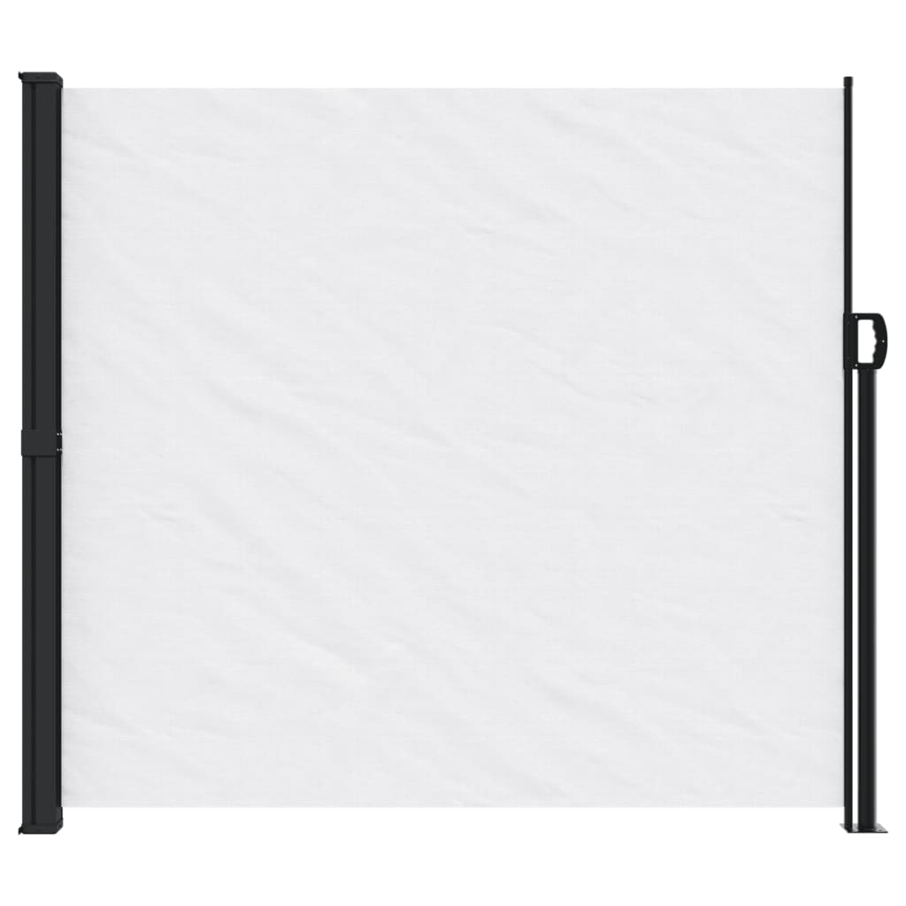 vidaXL Auvent latéral rétractable blanc 180x600 cm