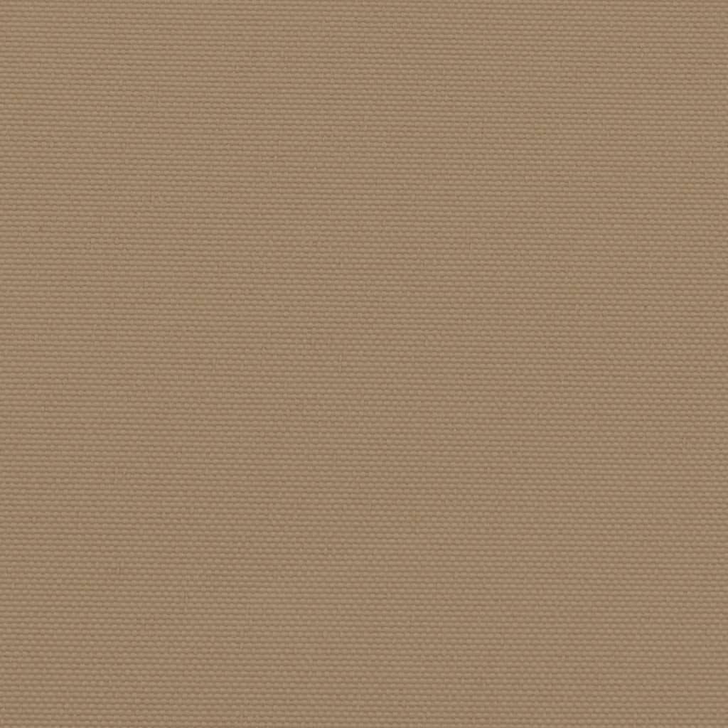 vidaXL Auvent latéral rétractable taupe 180x600 cm