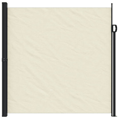 vidaXL Auvent latéral rétractable crème 200x600 cm