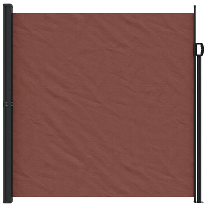 vidaXL Auvent latéral rétractable marron 200x600 cm