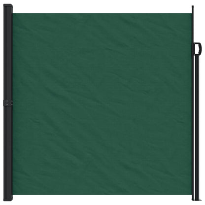vidaXL Auvent latéral rétractable vert foncé 200x600 cm