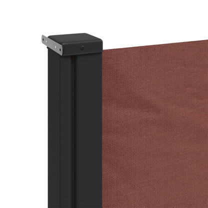 vidaXL Auvent latéral rétractable marron 220x600 cm