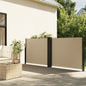 vidaXL Auvent latéral rétractable beige 100x600 cm