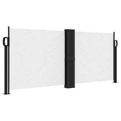 vidaXL Auvent latéral rétractable blanc 100x600 cm