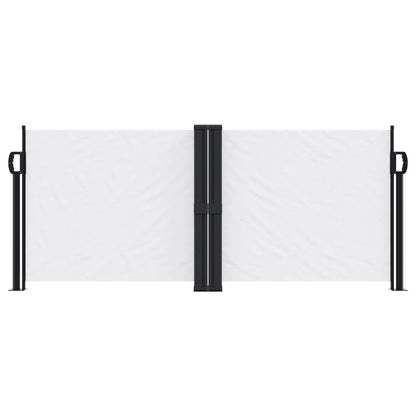 vidaXL Auvent latéral rétractable blanc 100x600 cm
