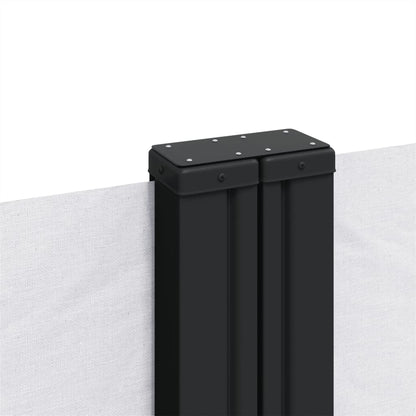 vidaXL Auvent latéral rétractable blanc 100x600 cm