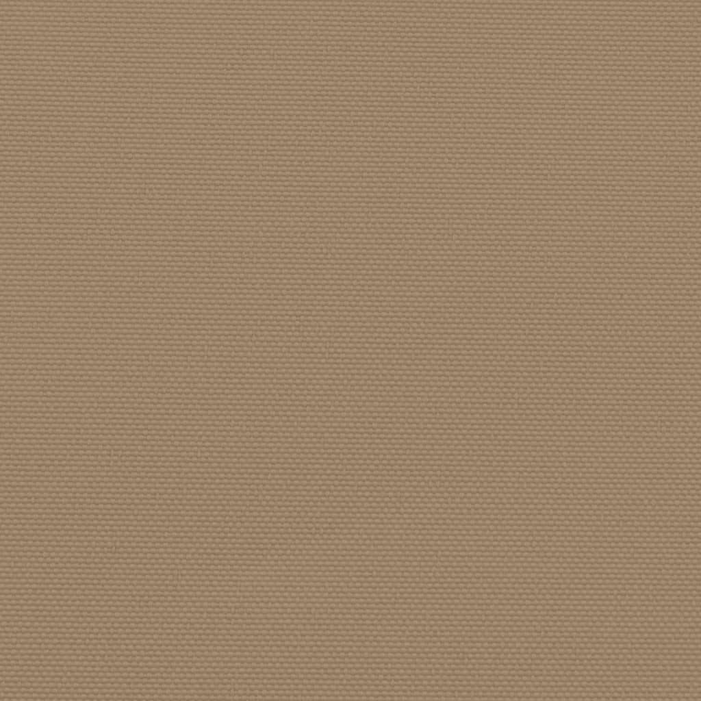 vidaXL Auvent latéral rétractable taupe 100x600 cm