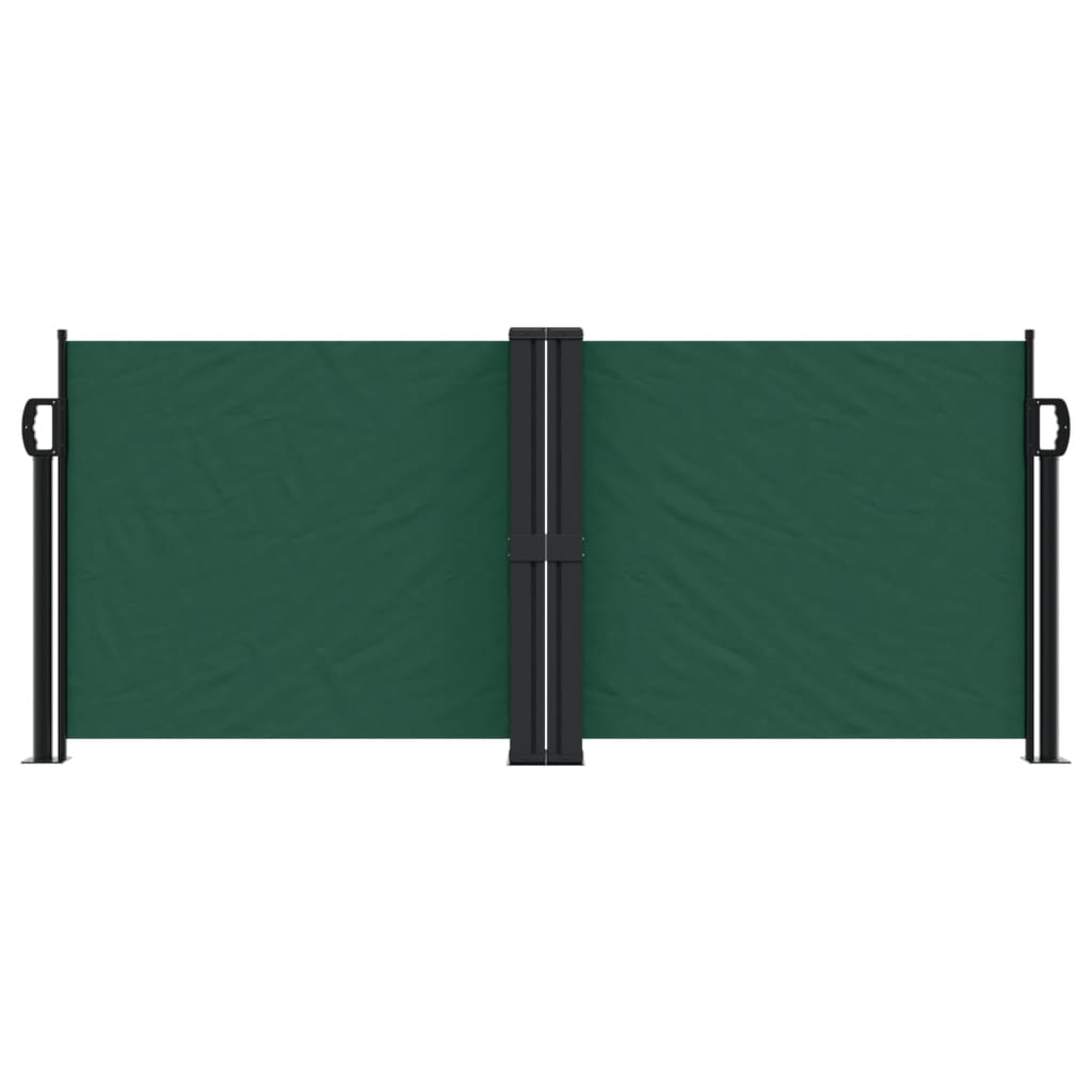 vidaXL Auvent latéral rétractable vert foncé 100x600 cm