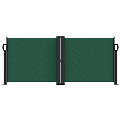 vidaXL Auvent latéral rétractable vert foncé 100x600 cm