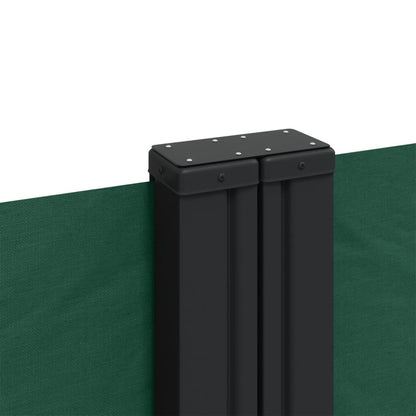 vidaXL Auvent latéral rétractable vert foncé 100x600 cm