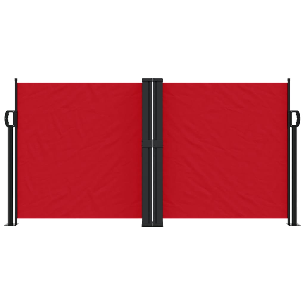 vidaXL Auvent latéral rétractable rouge 120x600 cm