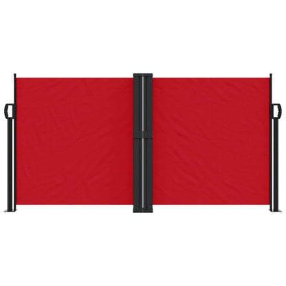vidaXL Auvent latéral rétractable rouge 120x600 cm