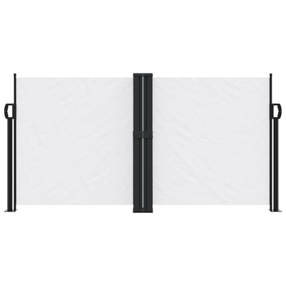 vidaXL Auvent latéral rétractable blanc 120x600 cm