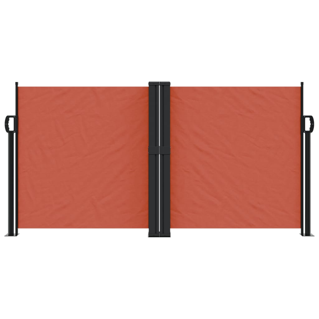 vidaXL Auvent latéral rétractable terre cuite 120x600 cm